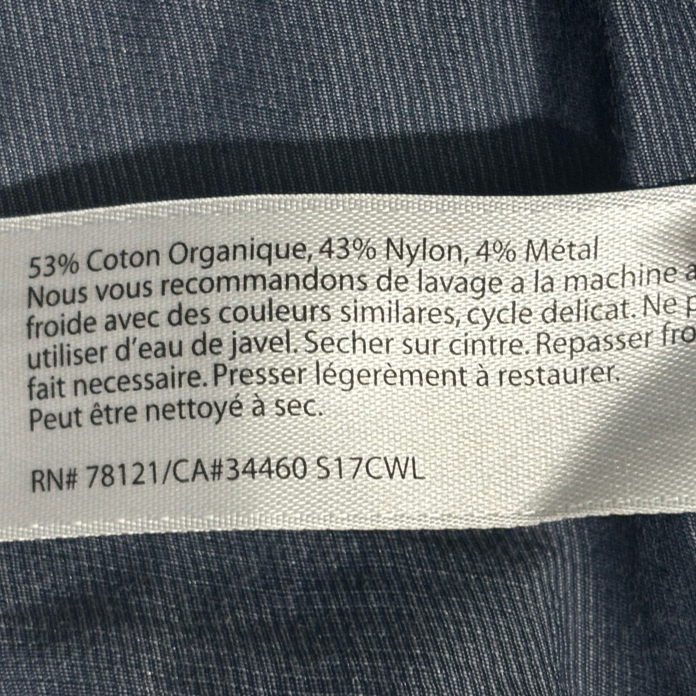 Eileen Fisher steel satin crinkle metallic jacket size: XS - Picture 5 of 8